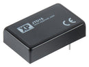 XP POWER JTD1524S12 Isolated Board Mount DC/DC Converter, Fixed, Adjustable, 1 Output, 9 V, 36 V, 15 W, 12 V