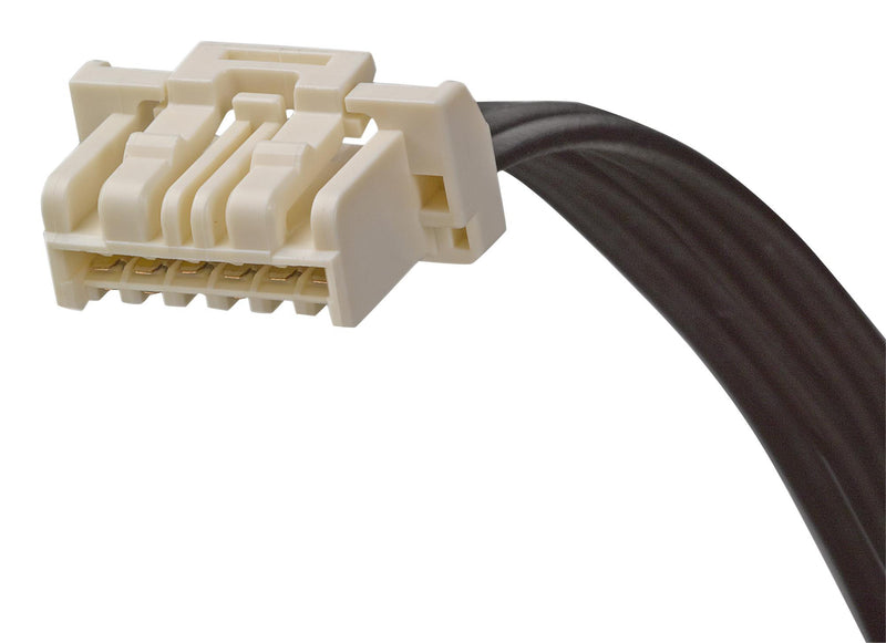 MOLEX 15135-0602 Cable Assembly, CLIK-Mate 6 Position Plug, CLIK-Mate 6 Position Plug, 5.91 ", 150 mm, Black