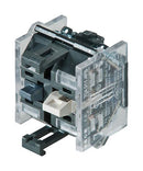 EAO 704.910.4FS Contact Block, 10 A, 500 V, 2 Pole, 04 Series, Screw