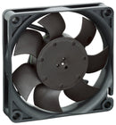 EBM-PAPST 712F/2M-006 Axial Fan, 12 V, DC, 70 mm, 15 mm, 32 dBA, 21.2 cu.ft/min