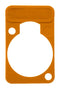 NEUTRIK DSS-ORANGE Connector Accessory, Orange, Lettering Plate, Neutrik etherCON Series Connectors, etherCON Series