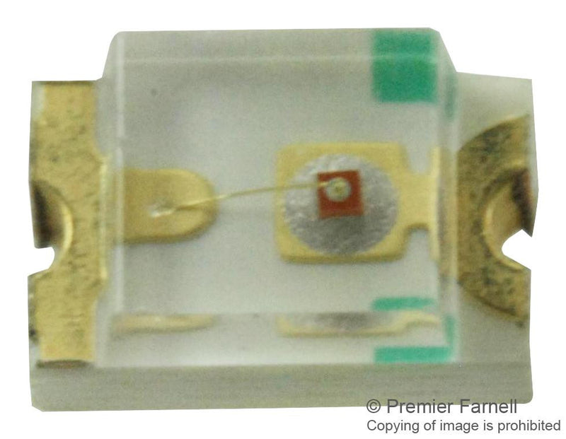 CHICAGO MINIATURE LIGHTING CMD17-21VGC/TR8 LED, Green, SMD, 20 mA, 2.1 V, 570 nm