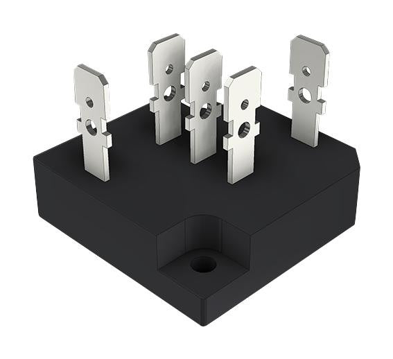 MULTICOMP SC35VB160 Bridge Rectifier Diode, Three, 1.6 kV, 35 A, Module, 1.1 V, 5 Pins