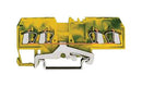 WAGO 280-677 DIN Rail Mount Terminal Block, 4 Ways, 28 AWG, 12 AWG, 2.5 mm&sup2;, Clamp