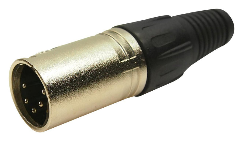 CLIFF ELECTRONIC COMPONENTS FC6160 XLR Audio Connector, 5 Contacts, Plug, Cable Mount, Silver Plated Contacts, Metallised Plastic Body