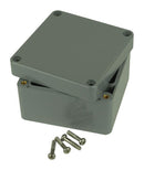 BUD INDUSTRIES PN-1331-DG ENCLOSURE, JUNCTION BOX, ABS, GREY