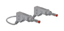 STAUBLI 66.9407-050-28 PVC TEST LEAD, GREY, 500MM, 600V, 32A