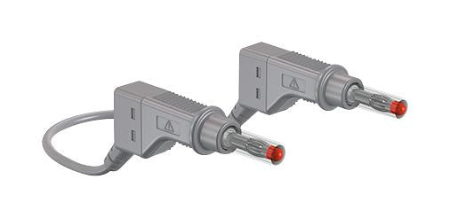 STAUBLI 66.9407-050-28 PVC TEST LEAD, GREY, 500MM, 600V, 32A