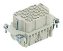 HARTING 09162423101 Heavy Duty Connector Insert, Han DD HMC Series, Receptacle, 10B, 43 Contacts