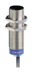 SCHNEIDER ELECTRIC / TELEMECANIQUE XS1M18AB120 Inductive Proximity Sensor, Cylindrical, OsiSense XS, M18, 5 mm, Current, 12 to 24V, Pre-wired