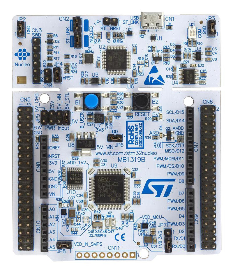 STMICROELECTRONICS NUCLEO-L433RC-P DEV BOARD, NUCLEO-64-P, CORTEX-M4 MCU