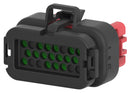 TE Connectivity 770680-3 Automotive Connector Housing Black Ampseal Receptacle 23 Ways
