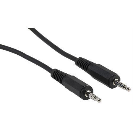 PRO Signal PSG03514 Cable 3.5MM 4 Pole PLUG-PLUG 6FT BLK