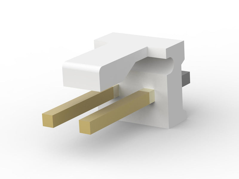 AMP - TE Connectivity 3-641208-2 Pin Header Wire-to-Board 3.96 mm 1 Rows 2 Contacts Through Hole MTA-156 Series