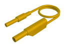Hirschmann Test and Measurement 934043103 Banana Lead 4mm Stackable Plug Shrouded Socket 6.6 ft 2 m New