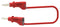Tenma 72-13780 Test Lead 4mm Stackable Banana Plug 70 VDC 20 A Red 500 mm
