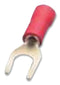 MCM 28-5983 Terminal Spade Tongue #8 16AWG RED
