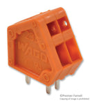 WAGO 233-402 TERMINAL BLOCK, PCB, 2 POSITION, 28-20AWG