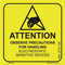 SCS 129LABEL LABEL, ESD WARNING, 50.8 X 50.8MM