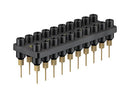 Staubli 63.9363-21 IC &amp; Component Socket 20 Contacts Strip 5.8 mm 12