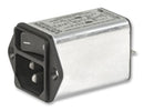 Schurter DC12.2102.001 Filtered IEC Power Entry Module C14 General Purpose 2 A 250 VAC 2-Pole Switch