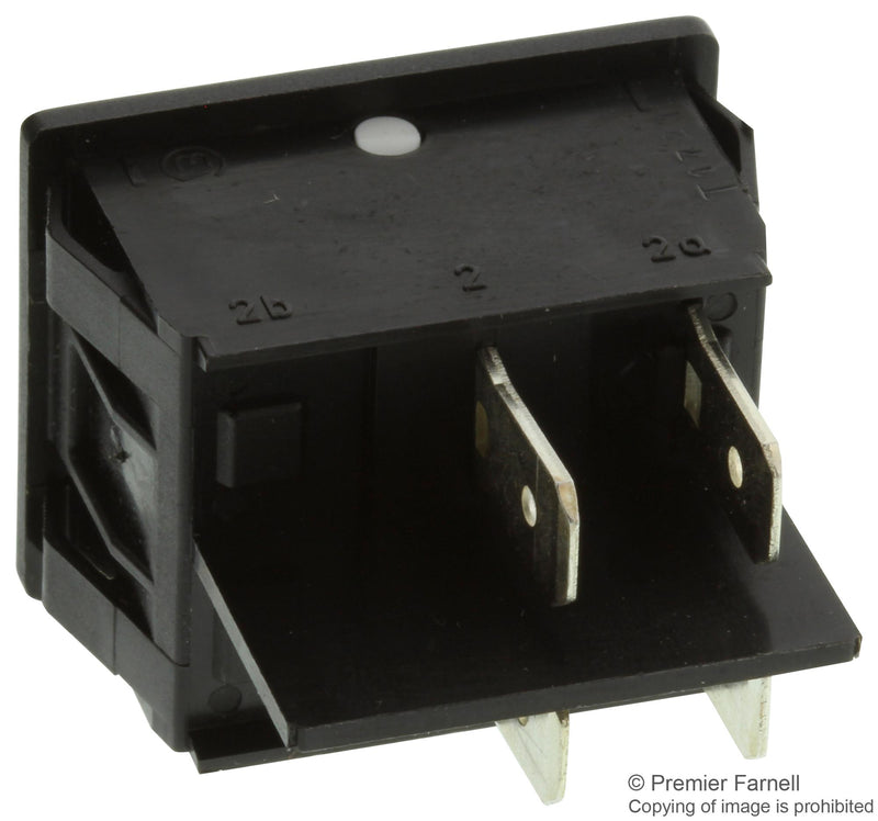 Marquardt 01835.3118-01 01835.3118-01 Rocker Switch Off-On Dpst Illuminated Panel Mount Green 1830