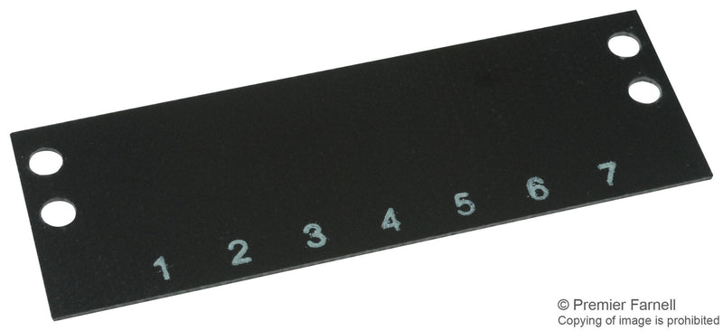 CINCH MS-7-140 TERMINAL BLOCK MARKER, 1 TO 7, 9.53MM
