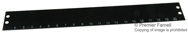 CINCH MS-20-141 TERMINAL BLOCK MARKER, 1 TO 20, 11.13MM