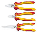 Wiha 26852 Plier Set VDE Diagonal Cutter Combination Needle Nose 3 Piece