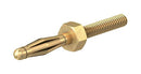 Staubli 22.1100 22.1100 Banana Test Connector 2mm Plug 25 A Gold Plated Contacts