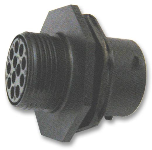 SOURIAU UTS7106S Circular Connector, Trim Trio UTS Series, Jam Nut Receptacle, 6 Contacts