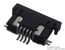 AMPHENOL ICC (FCI) SFV4R-1STE9HLF FFC / FPC Board Connector, Right Angle, 0.5 mm, 4 Contacts, Receptacle, FFC SFV Series, Solder
