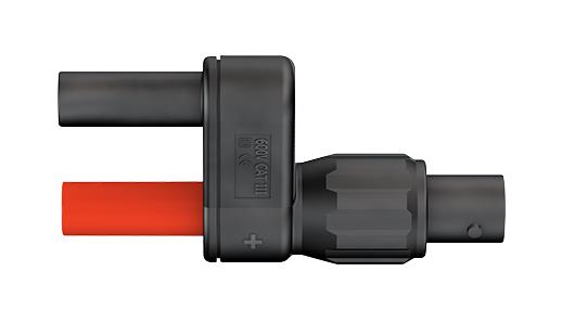 Staubli 67.9537-21 Connector Adapter BNC Coaxial 1 Ways Jack Banana - 4mm Plug