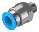 Festo QS-1/8-10 Pneumatic Fitting Push-In R1/8 14 bar 10 mm Brass QS