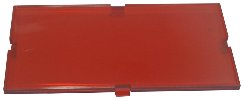 Multicomp PRO MC003622 Enclosure Accessory Lid Polycarbonate Transparent Red MC003619 DIN Rail ABS