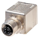 TUK SGM12180 SGM12180 Connector Adapter Straight Cat 6A X Coded M12 8 Ways Receptacle RJ45 New