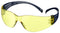 3M SF103AF-BLU SF103AF-BLU Glasses Anti-Fog / Anti-Scratch Amber Lens Blue Frame Securefit 100 Series