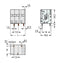 Wago 2626-3102/020-000 Wire-To-Board Terminal Block 7.5 mm 2 Ways 20 AWG 8 10 mm&sup2; Push In New