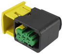 TE Connectivity 3-1418448-1 Automotive Connector Housing Hdscs Series Receptacle 3 Ways AMP Socket Contacts