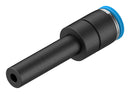 Festo 153041 Pneumatic Fitting Push-In Straight Connector 14 bar 6 mm PBT (Polybutylene Terephthalate) QS