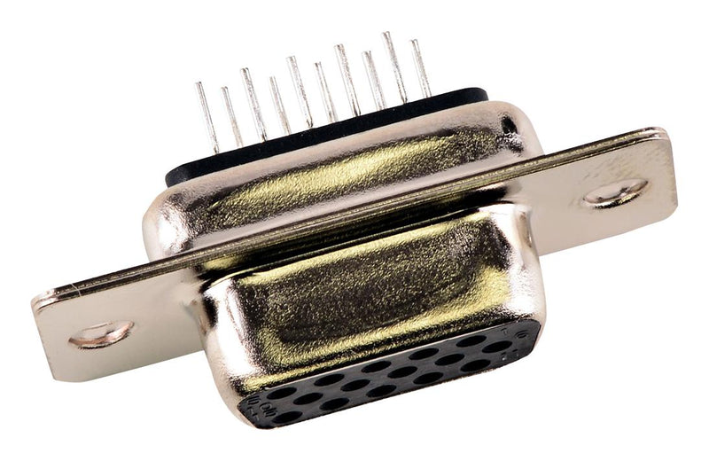 Molex / FCT 173113-0083 D Sub Connector Receptacle 173113 Series 15 Contacts DE Through Hole