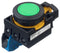 Idec CW1B-M1E10G Pushbutton Switch Flush Silhouette Momentary Spring Return SPST-NO 120 V 10 A Screw