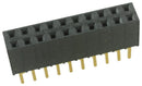 Samtec SSQ-110-03-G-D SSQ-110-03-G-D PCB Receptacle Board-to-Board 2.54 mm 2 Rows 20 Contacts Through Hole Mount SSQ