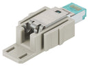 Harting 09454001520 Modular Connector RJ45 Plug 1 x (Port) 8P8C Cat6a Cable Mount