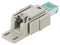 Harting 09454001520 Modular Connector RJ45 Plug 1 x (Port) 8P8C Cat6a Cable Mount