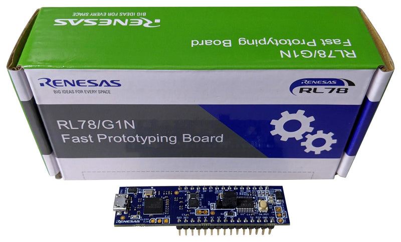 Renesas RTK5RLG1N0C00000BJ Prototyping Board R5F11Y68ASM 8 bit RL78