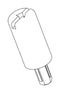 Amphenol Piher Sensors and Controls JPEPL5012NE Shaft 5 mm D x 10 L Black PT10 Series Potentiometer