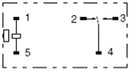 Omron Electronic Components G2R-1 DC5 Power Relay Spdt 5 VDC 10 A G2R Through Hole Non Latching