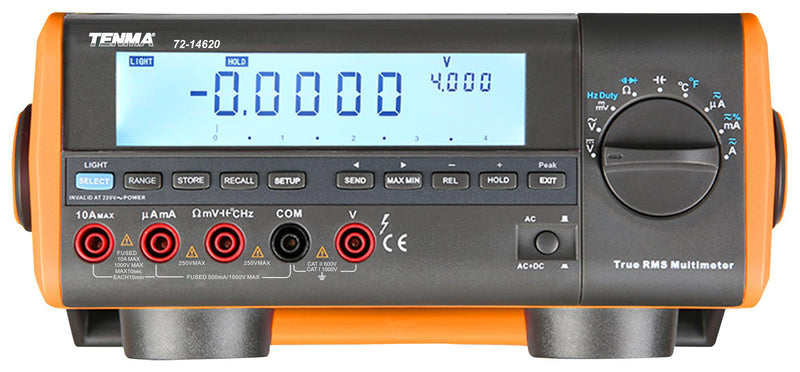 Tenma 72-14620 Bench Digital Multimeter 4.75 RS232 USB 10 A 1 kV 40 Mohm