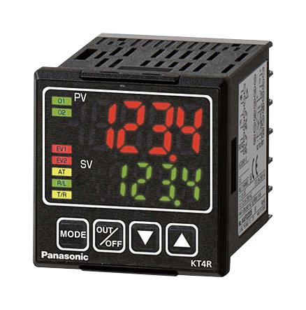 Panasonic AKT4R1122001 Temperature Controller KT4R Series 1/16 DIN 100 to 240 Vac Voltage Output Serial Communication